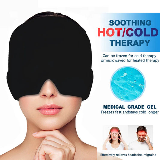 Head Massager Cap Gel Hot/Cold Therapy